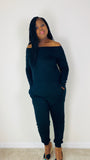 "Nia" Jumpsuit ( Black)