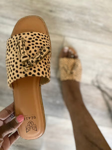 "Keesha" (Cheetah) Sandal
