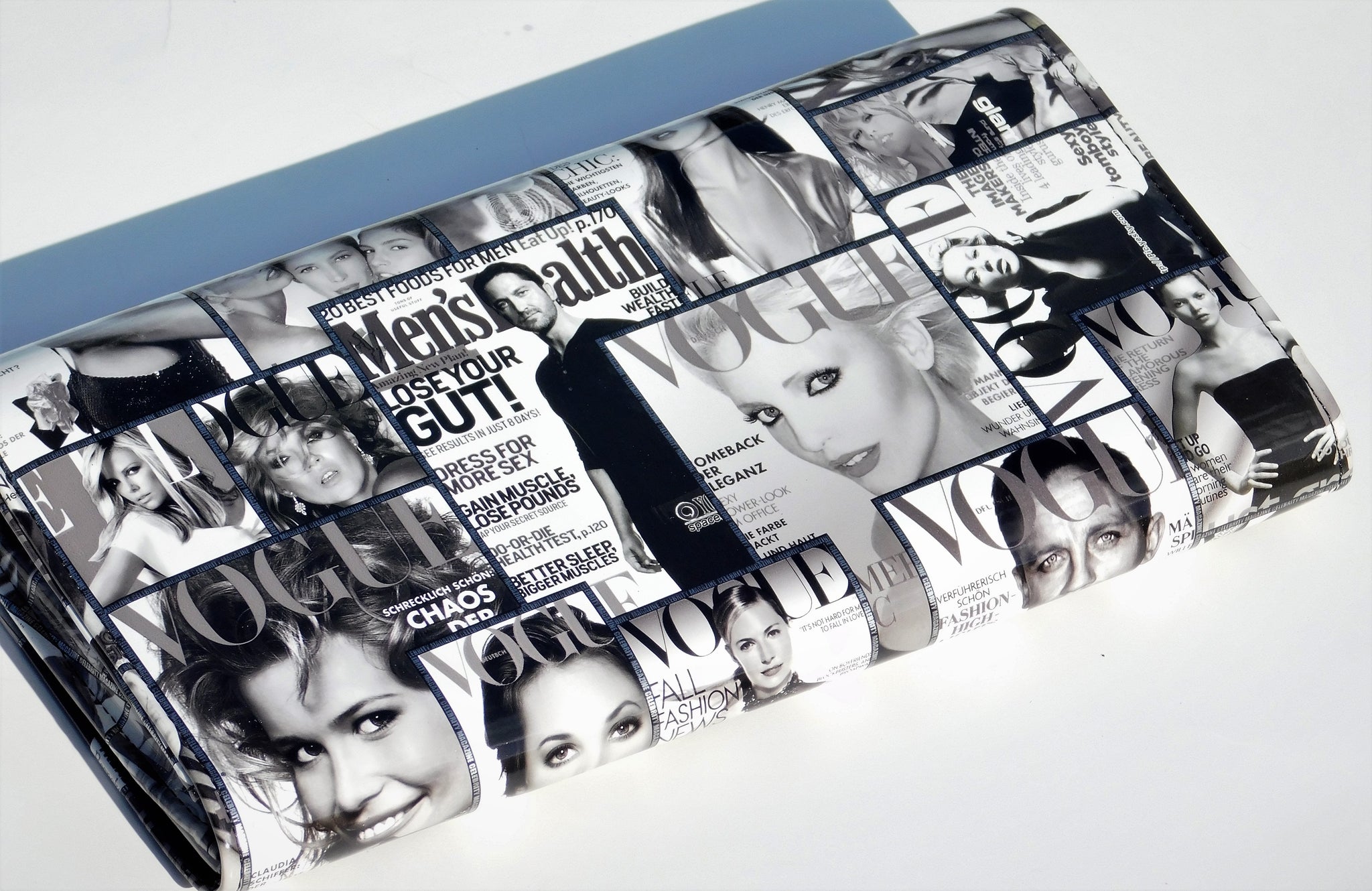 Vogue Luxury Magazine Collage Clutch Purse, Magazine Clutch Handbag on  Luulla